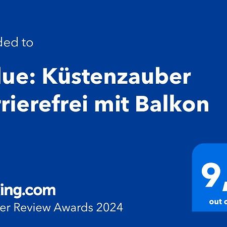 Cblue: Kuestenzauber Barrierefrei Mit Balkon Heiligenhafen Kültér fotó
